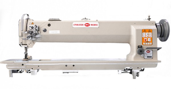 Twin needle long arm sewing machine