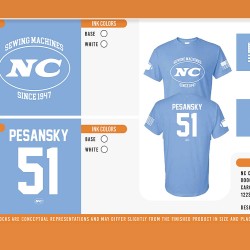 NC UNC Peter Pesansky Shirt - NIL Deal