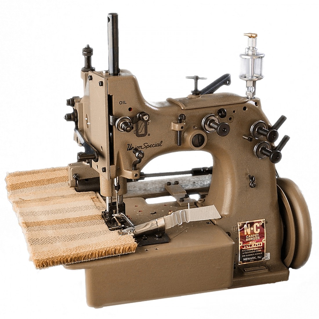 Area rug carpet serger NC Carpet model 81200TPWA/B